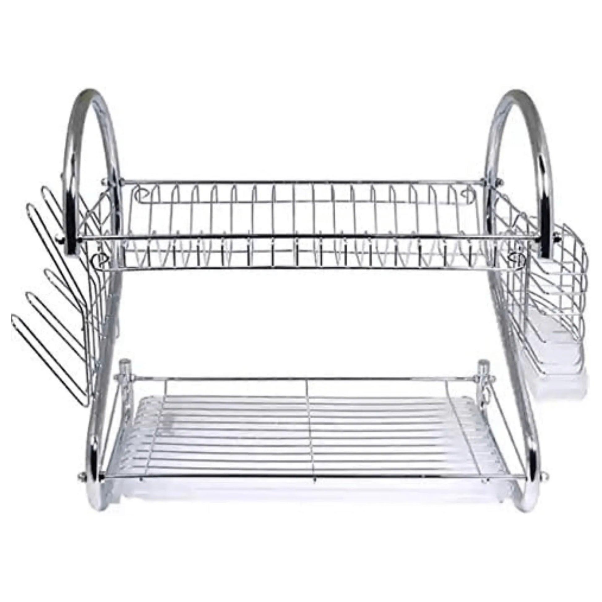 Better Chef 2-Level Chrome-Space-Saving Over-the-Sink Dish Drying Rack – Modern Kitchen Organizer Better Chef