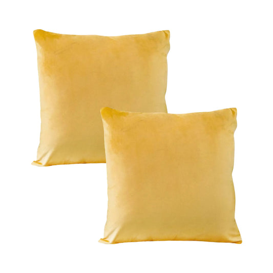 Golden Velvet Pillow Cover – Luxurious, Soft & Radiant Elegance SOGA