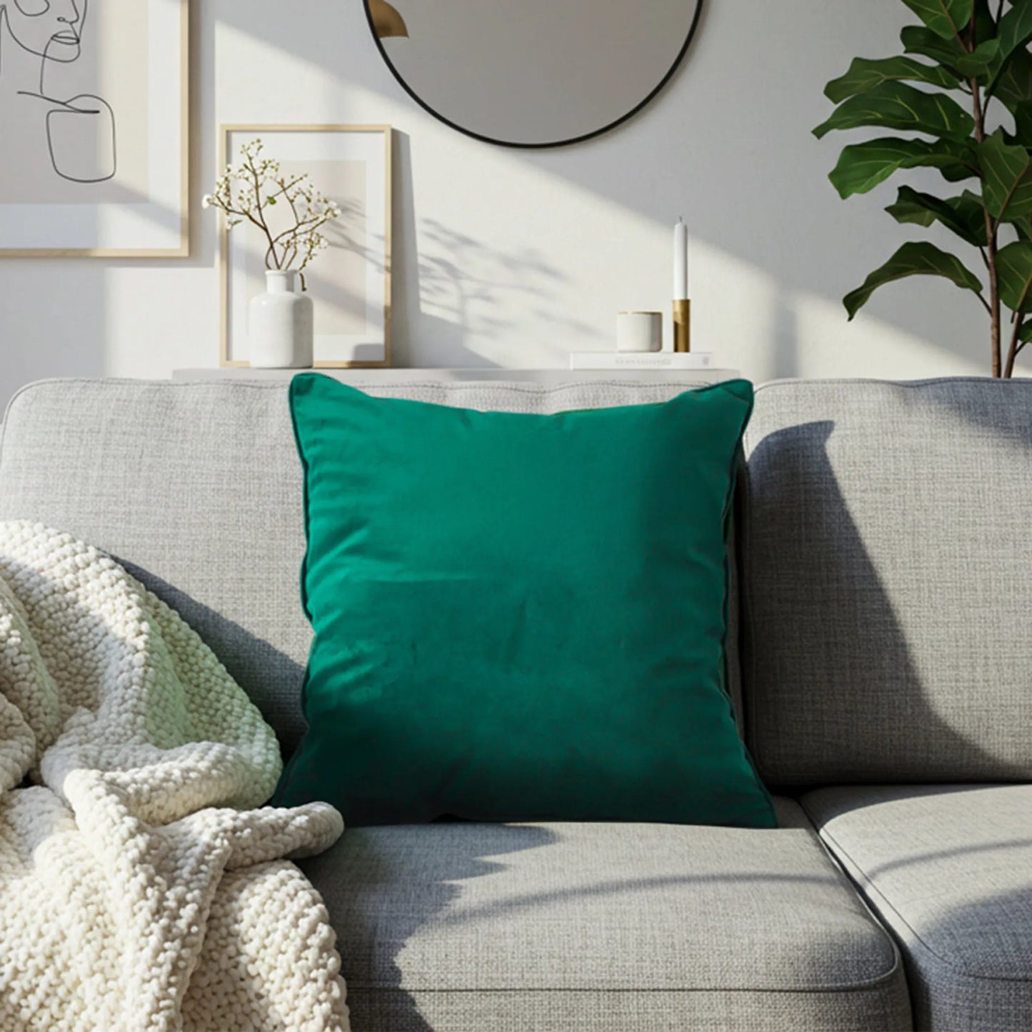 Emerald Velvet Pillow Cover – Rich, Elegant & Luxuriously Soft SOGA
