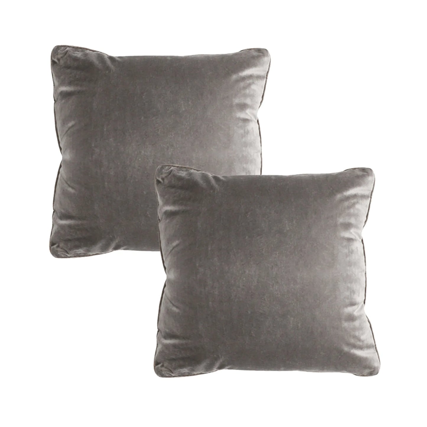 Dove Gray Velvet Pillow Cover – Soft, Elegant & Modern SOGA