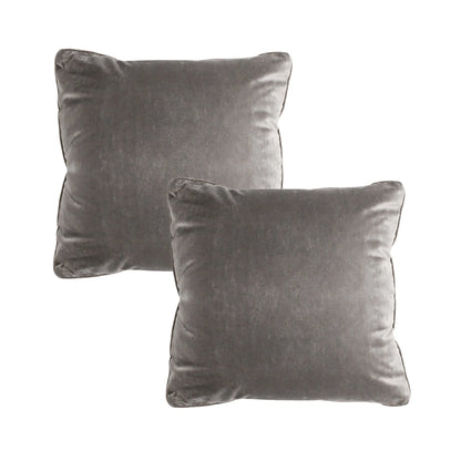 Dove Gray Velvet Pillow Cover – Soft, Elegant & Modern SOGA