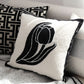 Abstract Swan Pillow Covers (Set of 2) – Modern Art Meets Everyday Comfort SOGA