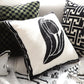 Abstract Swan Pillow Covers (Set of 2) – Modern Art Meets Everyday Comfort SOGA