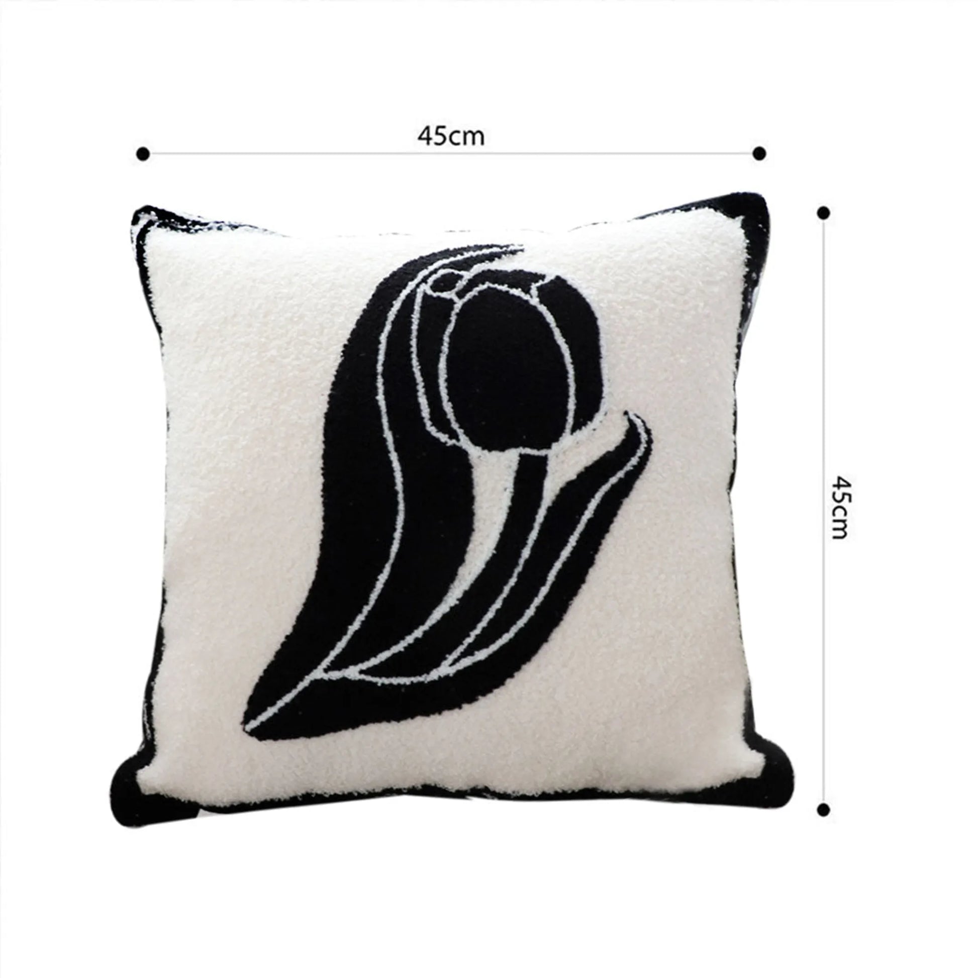 Abstract Swan Pillow Covers (Set of 2) – Modern Art Meets Everyday Comfort SOGA