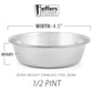 Heavy Weight Stainless Steel Pet Bowl – Durable, Stable & Easy to Clean Jeffers