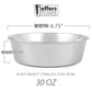 Heavy Weight Stainless Steel Pet Bowl – Durable, Stable & Easy to Clean Jeffers