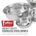 Heavy Weight Stainless Steel Pet Bowl – Durable, Stable & Easy to Clean Jeffers