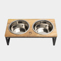 GF Pet Elevated Wood & Metal Feeder – Stylish, Durable & Easy to Clean GF Pet