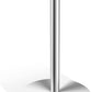 Paper Towel Holder Countertop, 4 Non-Slip Suction Cups, Weighted Base | Silver | Rust-Resistant Stainless Steel for Long-Lasting Use | Fits Most Towel Rolls | Steady and Easy Tear