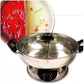 Elevate Your Dining Experience with the Shabu 7.75-Inch Stainless Steel Electric Wok and Mongolian Hot Pot - Featuring a Broiler for Perfectly Cooked Meals