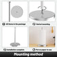 Paper Towel Holder Countertop, 4 Non-Slip Suction Cups, Weighted Base | Silver | Rust-Resistant Stainless Steel for Long-Lasting Use | Fits Most Towel Rolls | Steady and Easy Tear