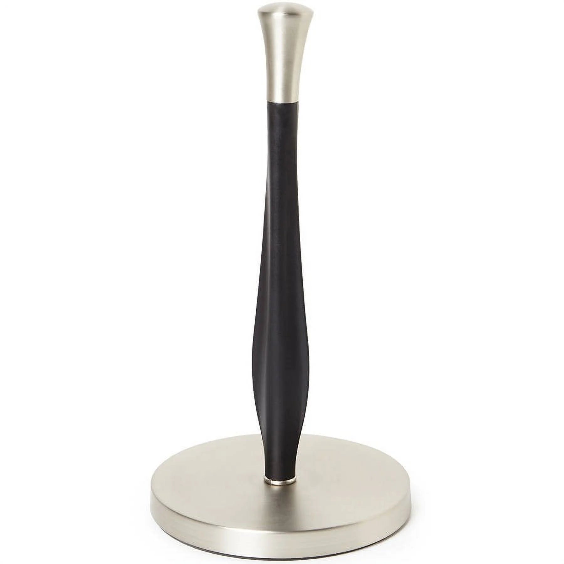 Free-Standing Paper Towel Holder with Weighted Non-Slip Base, 14 Inch, Nickel