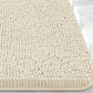 2-Piece Cream Plush Chenille Bath Mat Set – Soft, Absorbent & Non-Slip Bathroom Rugs