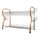 Elevate Your Kitchen with the Better Chef 22" Chrome-Plated 2-Level R-Shaped Dish Rack