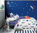 Johanas Rocket Ship  100% Cotton Reversible Comforter Set Say Yes Bedding