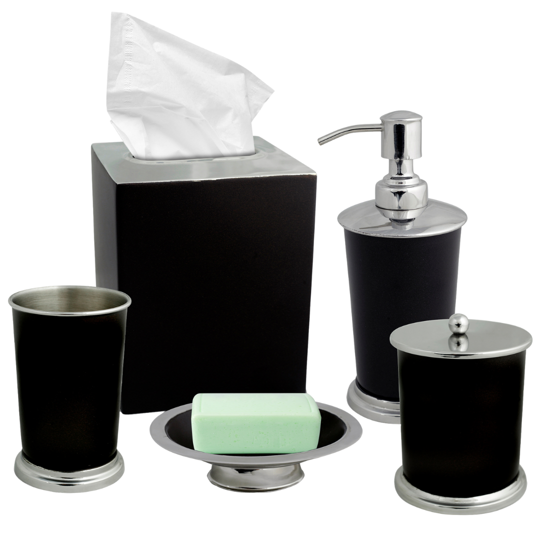 Maebrie Collection Bathroom Accessories Set – Elegant 5-Piece Décor Set Decozen