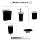 Maebrie Collection Bathroom Accessories Set – Elegant 5-Piece Décor Set Decozen