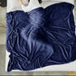 Queen Size Navy Microfiber Blanket – Soft, Cozy & Everyday Comfort Homemartgoods