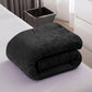Full Size Black Extra Soft Cozy Microfiber Throw Blanket – Warm & Lightweight Comfort