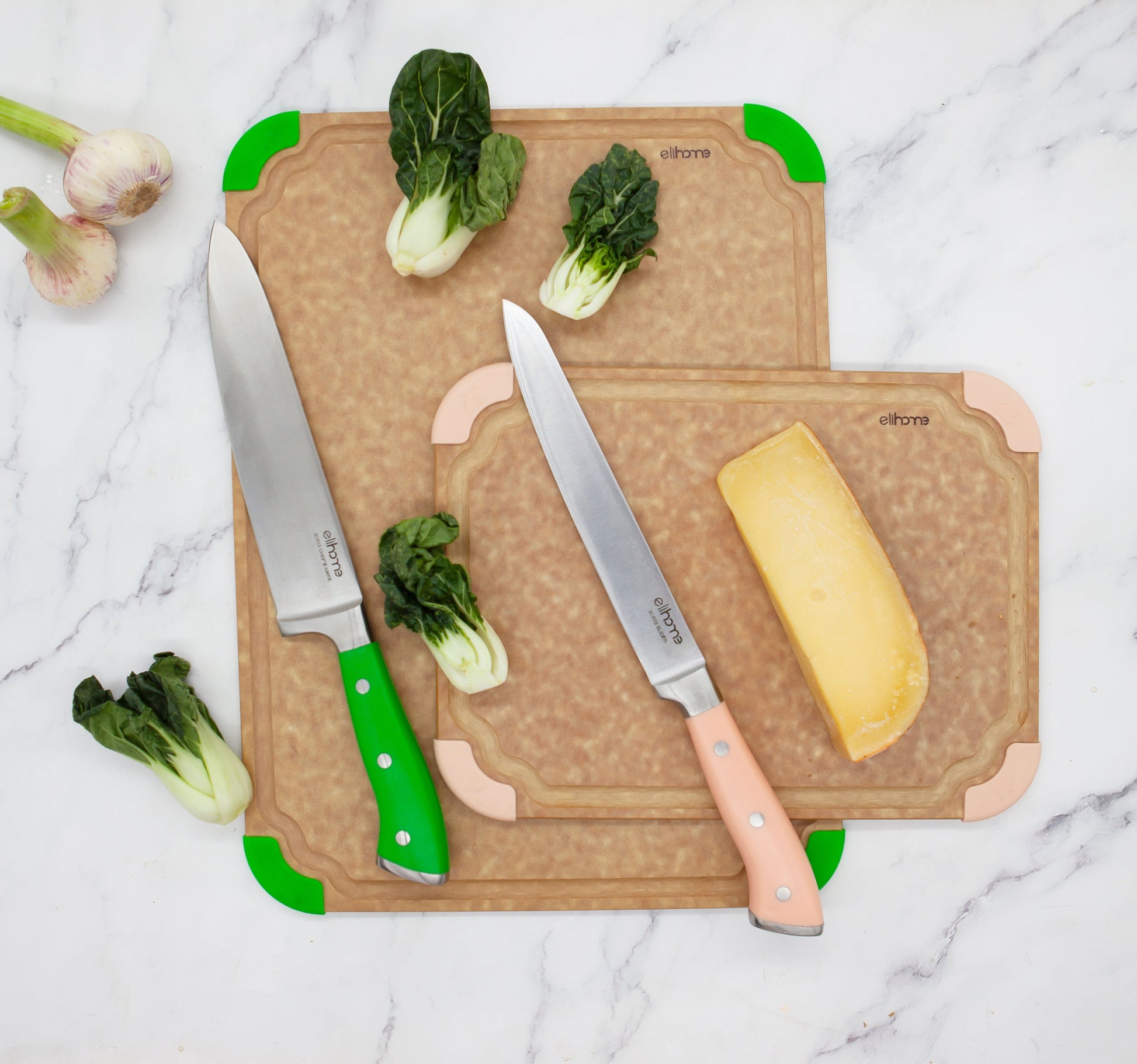 5-Piece Professional Kitchen Knife Set – Sharp, Durable & Color-Coded Elihome