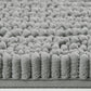 30"x20" - Light Grey Soft Cozy Plush Chenille Bath Mat Bathroom Rug