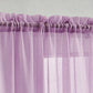 63" Inches 2-Panel Sheer Voile Curtain Set – Light Filtering Window Panels
