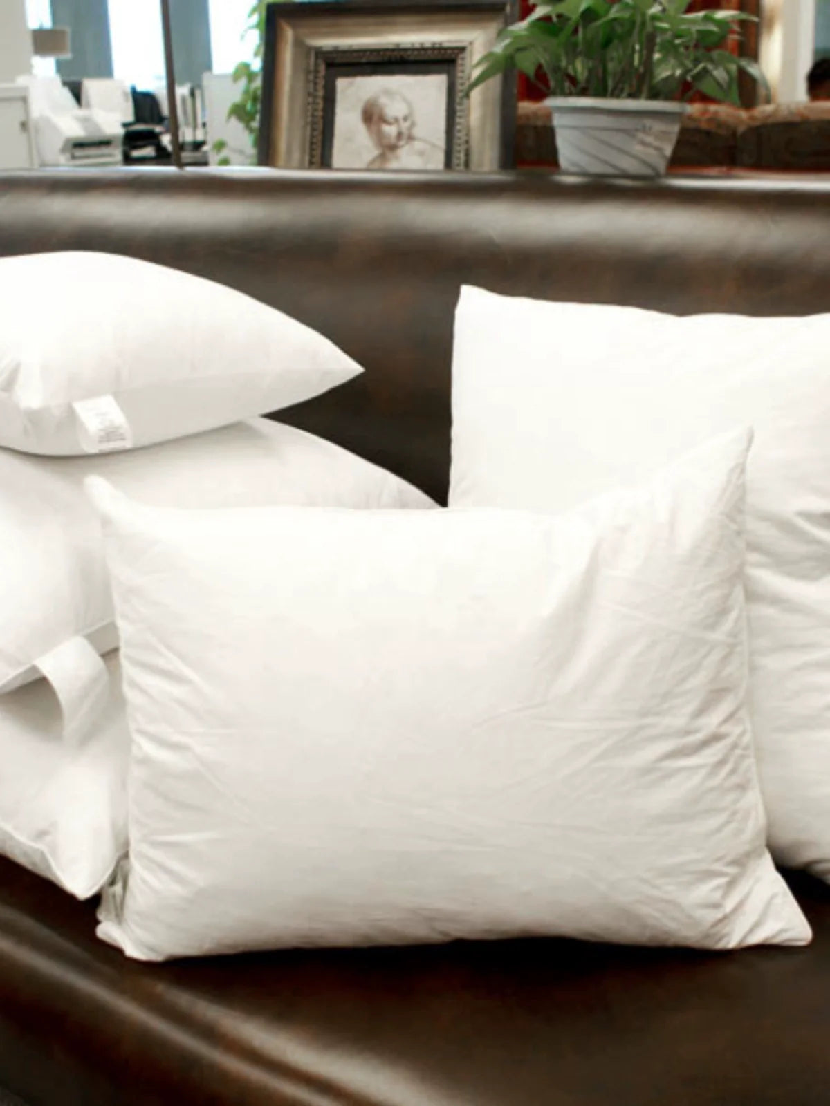 Goose Feather Down Pillow Insert – Soft, Fluffy & Supportive LUXHOME