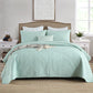 Luxury Palm Leaf Embroidered Cotton Bedspread – Soft, Elegant & Reversible LUXHOME