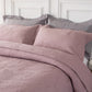 Luxury Palm Leaf Embroidered Cotton Bedspread – Soft, Elegant & Reversible LUXHOME