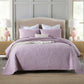 Luxury Palm Leaf Embroidered Cotton Bedspread – Soft, Elegant & Reversible LUXHOME