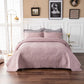 Luxury Palm Leaf Embroidered Cotton Bedspread – Soft, Elegant & Reversible LUXHOME