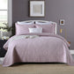 Luxury Palm Leaf Embroidered Cotton Bedspread – Soft, Elegant & Reversible LUXHOME