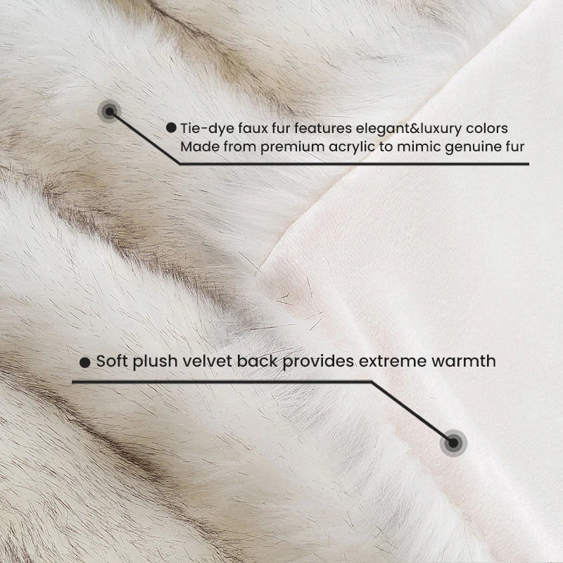 LUX Soft Faux Fur Blanket – Cozy, Warm & Ultra-Plush LUXHOME