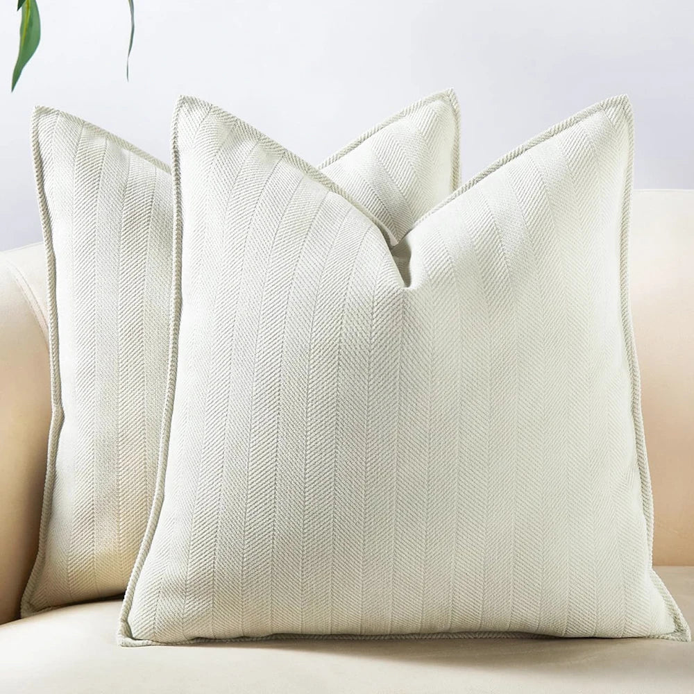 Chenille Throw Pillow Covers – Soft, Textured & Modern LUXHOME