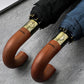 Luxury Wooden Handle Windproof Umbrella – Automatic, Durable & Stylish LUXHOME