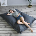 Giant Waterproof Bean Bag Floor Cushion, Polyester Pillow, Garden, Indoor and Outdoor XXXL, No Filler LUXHOME