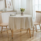 Plaid Cotton Linen Round Tablecloth – Elegant Dining & Entertaining Déco LUXHOME