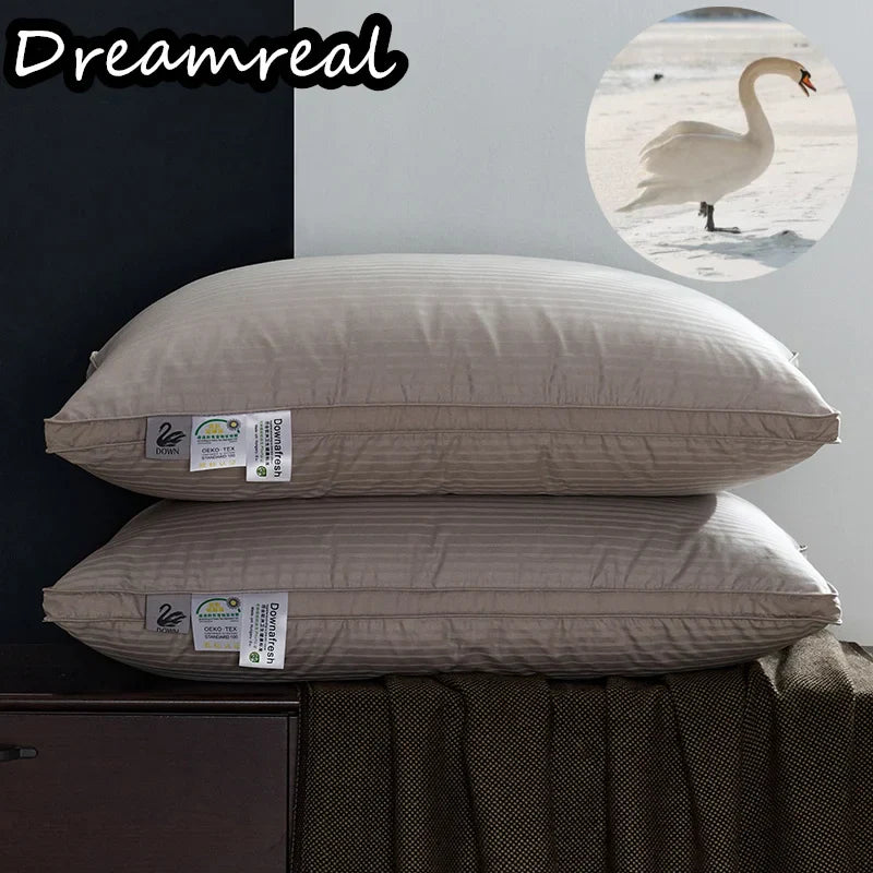 Luxury Goose Down Pillow – Soft, Breathable & Hotel-Quality Comfort LUXHOME