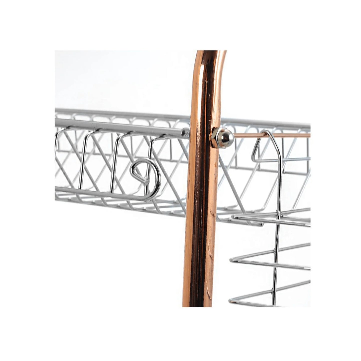 Elevate Your Kitchen with the Better Chef 22" Chrome-Plated 2-Level R-Shaped Dish Rack