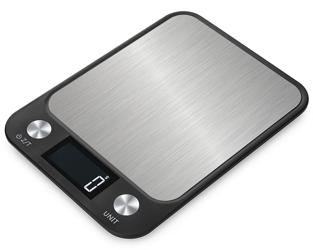 15Kg/1G Kitchen Scale Food Scale Stainless Steel Kitchen Scale Waterproof Scale Digital Food Baking Milk Vegetable Weight Scales
