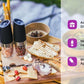 Elevate Your Dining Experience with the KSL Gravity Electric Salt and Pepper Grinder Set - Perfect Holiday Gift with Adjustable Coarseness and Modern Design