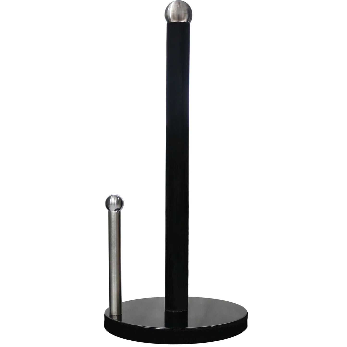Enamel Coated Steel Paper Towel Holder (Black)