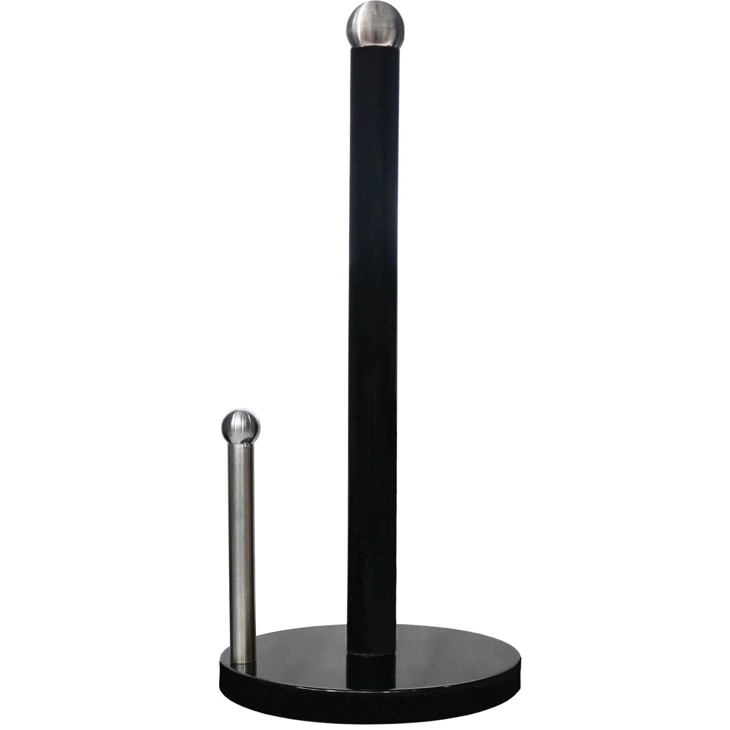 Enamel Coated Steel Paper Towel Holder (Black)
