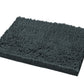 30" x 20" Plush Chenille Bath Mat – Soft & Absorbent Bathroom Rug, Charcoal Grey