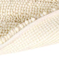 2 Piece Set Cream Soft Cozy Plush Chenille Bath Mat Bathroom Rug Homemartgoods