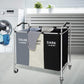 Versatile 240L Laundry Basket with Wheels - Perfect for Organizing Dirty Clothes, Towels, and Toys in Your Laundry Room or Dorm