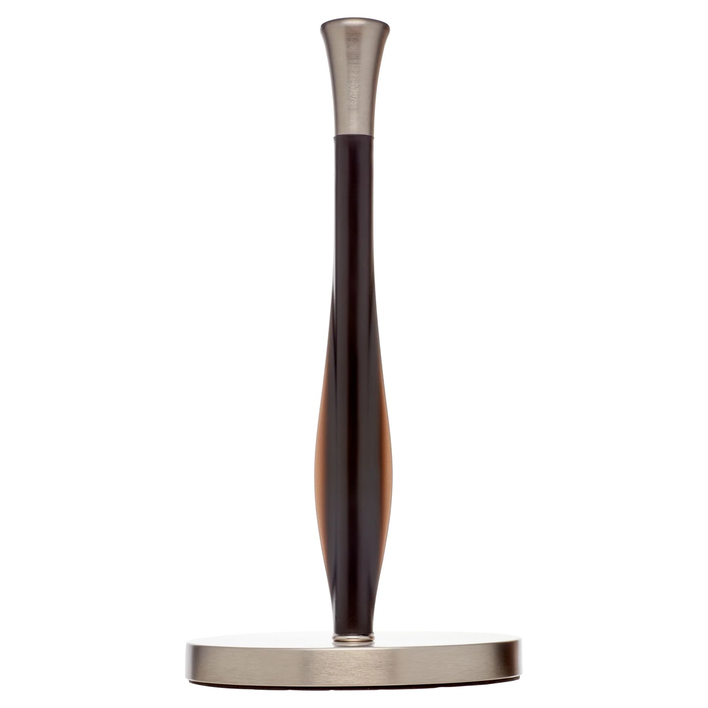 Free-Standing Paper Towel Holder with Weighted Non-Slip Base, 14 Inch, Nickel