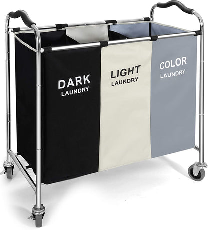 Versatile 240L Laundry Basket with Wheels - Perfect for Organizing Dirty Clothes, Towels, and Toys in Your Laundry Room or Dorm