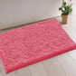 Hot Pink Plush Chenille Bath Mat – Soft, Absorbent & Non-Slip Bathroom Rug