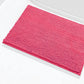 Hot Pink Plush Chenille Bath Mat – Soft, Absorbent & Non-Slip Bathroom Rug